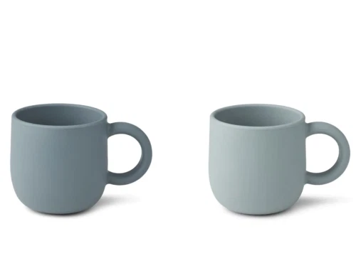 Liewood blue mix kop med hank Merce silikone (2-pack)